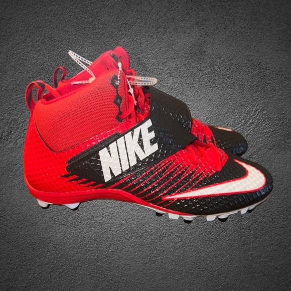 Nike Other - Nike Lunarbeast Strike Pro TD Mens 13 Football Cleats Red Black 847554-230